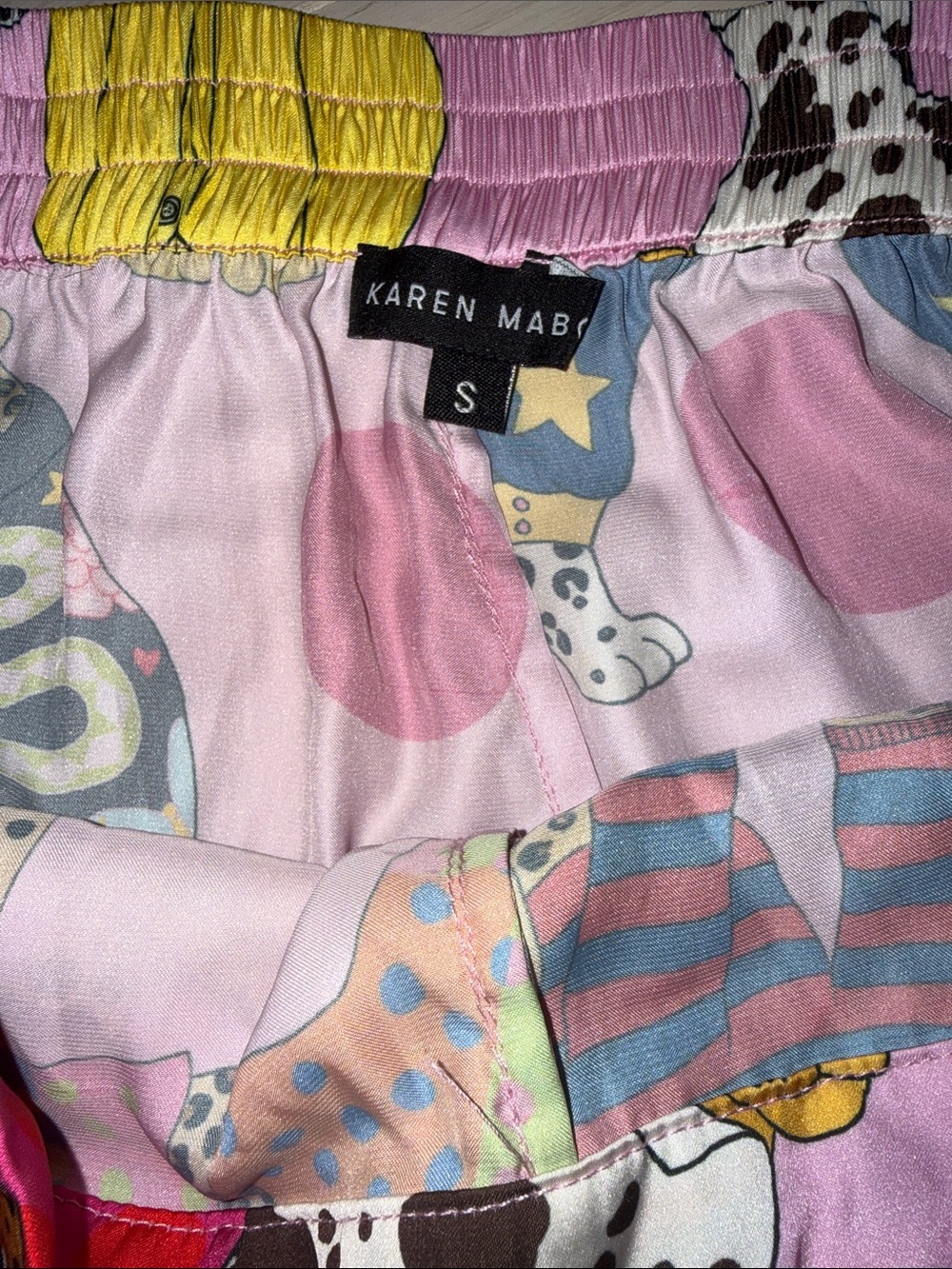 Silky Pink Leopard Print Pajama Set - Picture 3 of 9